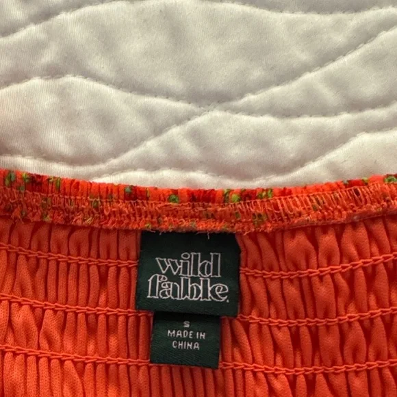 Wild Fable Coral Floral Mini Dress - Picture 2 of 7